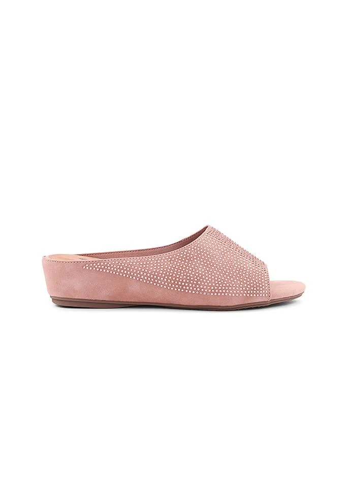 Cuple Women Perforated Mule Flats